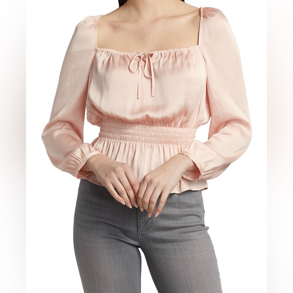 NWT💕 Paige Odalyn Peasant Top Size S - Picture 3 of 14